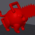 Mô hình Pochita Chainsaw Man 3D Printing siêu đáng yêu - Thumbnail 2