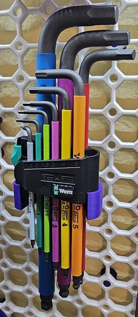 Giá treo bộ lục giác Wera cho Multiboard (Multiboard Wera Allen Key Set Holder) - Image 1