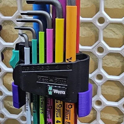 Giá treo bộ lục giác Wera cho Multiboard (Multiboard Wera Allen Key Set Holder)
