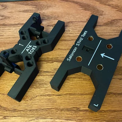 Template khoan ski drill jig (V1 - chữ nổi in nhiều màu)