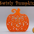 Trang trí Bí Ngô Xoáy (Swirly Pumpkin Decoration) - Thumbnail 2