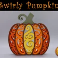 Trang trí Bí Ngô Xoáy (Swirly Pumpkin Decoration) - Thumbnail 3