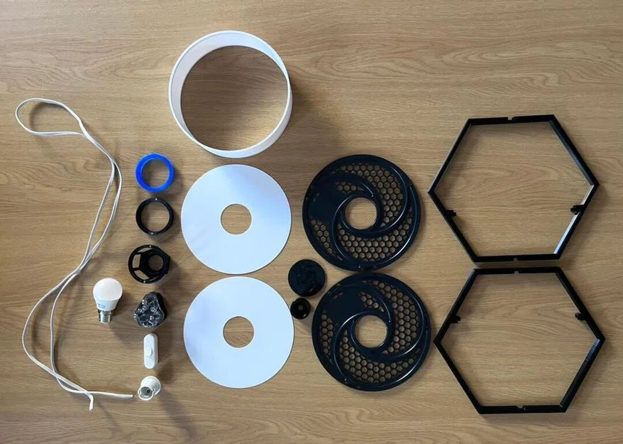 Đèn Từ Spool Rỗng Có Thể Tùy Biến (Customizable Empty Spool Lamp) - Image 5