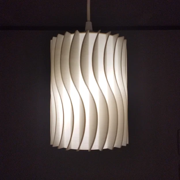 Wave Lamp – Chụp đèn sóng (Wave Lampshade) - Image 1