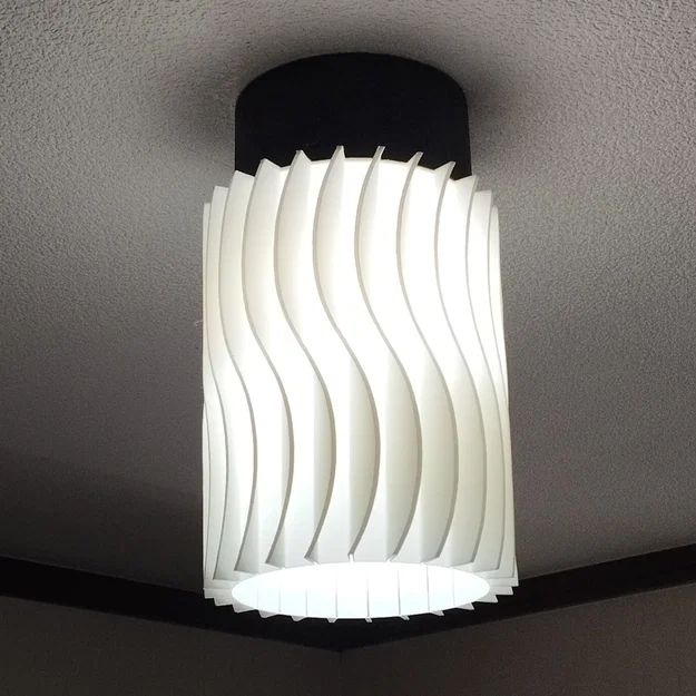 Wave Lamp – Chụp đèn sóng (Wave Lampshade) - Image 3