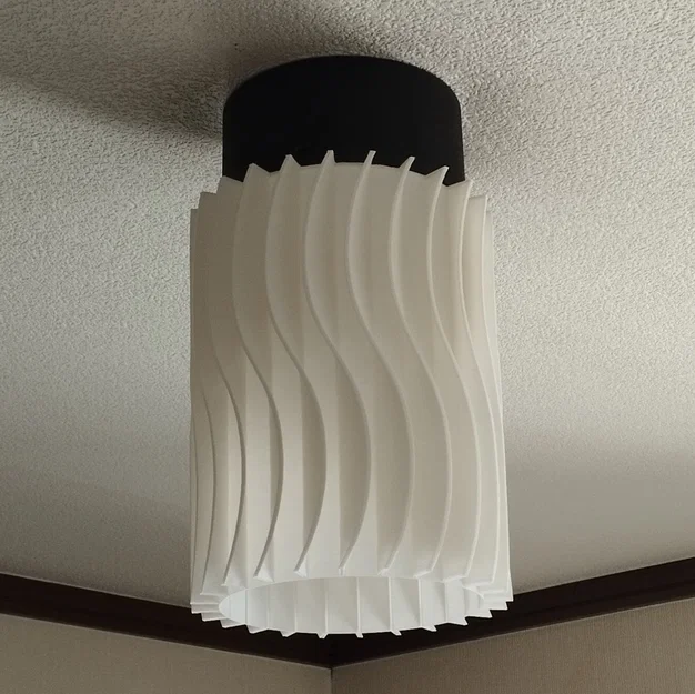 Wave Lamp – Chụp đèn sóng (Wave Lampshade) - Image 4