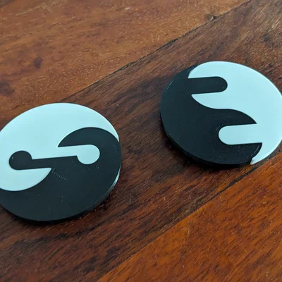 Single Extruder - Dual Color - Yin and yang (in 2 màu, lắp 1 bộ)