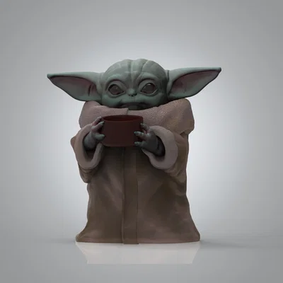 Mô hình 3D Grogu (The Child) từ Star Wars cực đáng yêu