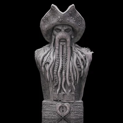 Tượng bán thân Davy Jones (Pirates of the Caribbean)