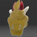 Mặt nạ Bowser 3D: Thiết kế chi tiết cho fan Cosplay - Thumbnail 2