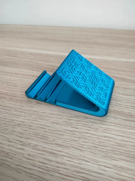 Giá đỡ điện thoại 3D đơn giản, tiện lợi cho bàn làm việc - Image 1