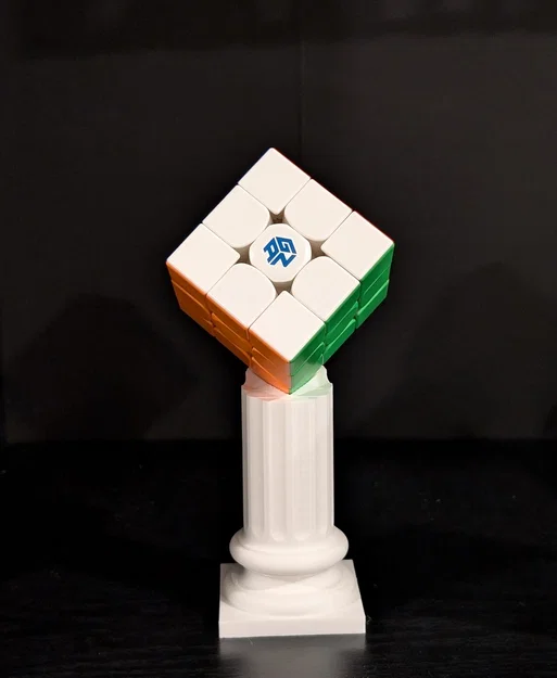Đế trưng bày Rubik hình cột trụ 3D độc đáo cho Speedcube - Image 1
