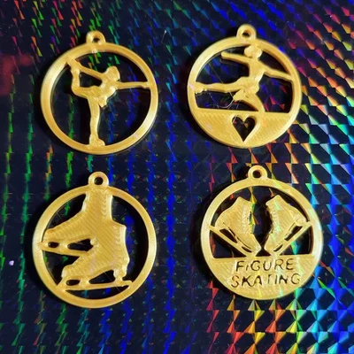 Móc khóa/Dây chuyền trượt băng nghệ thuật