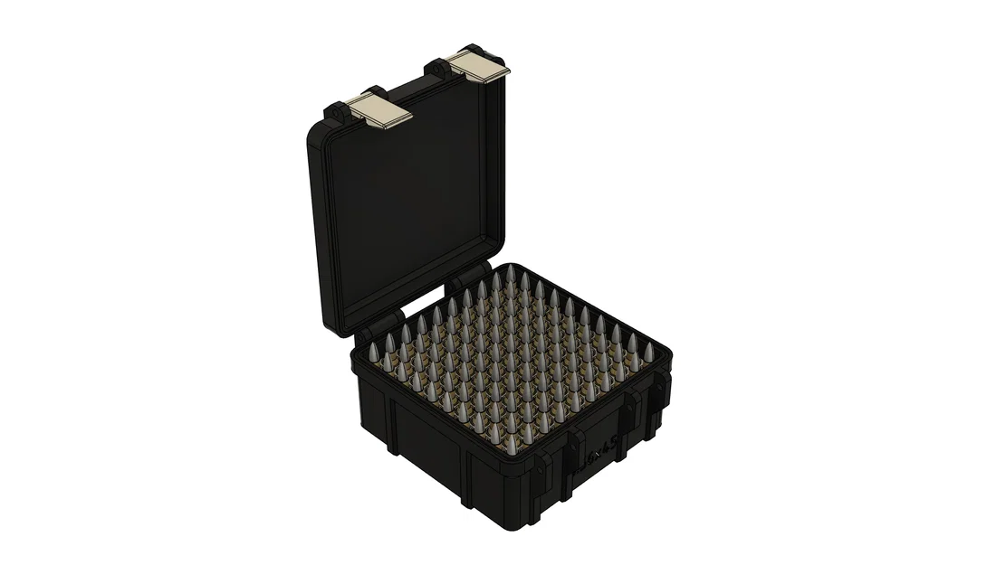 Hộp đựng đạn 5.56x45 chuyên dụng (100 viên) - Thiết kế 3D bền bỉ - Image 3