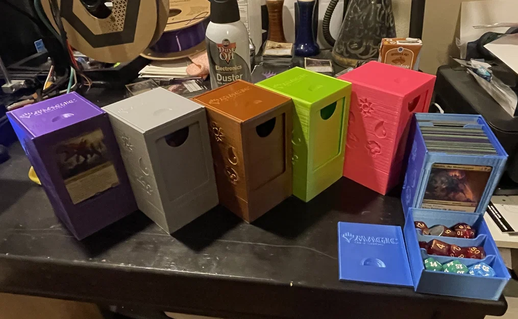 Hộp Deck MTG Commander Xếp Chồng V1 & V2 (Stackable MTG Commander Deck Box) - Image 1