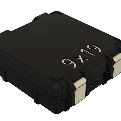 Hộp Đựng Đạn 9x19 Siêu Bền (Rugged Ammo Box - 100 Viên)