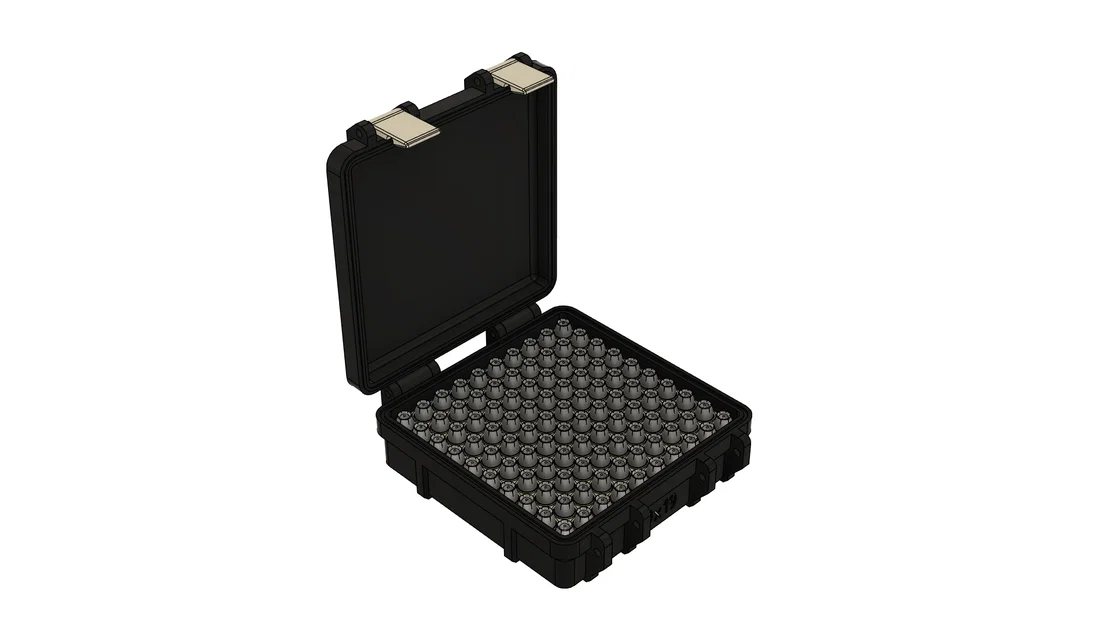 Hộp Đựng Đạn 9x19 Siêu Bền (Rugged Ammo Box - 100 Viên) - Image 3