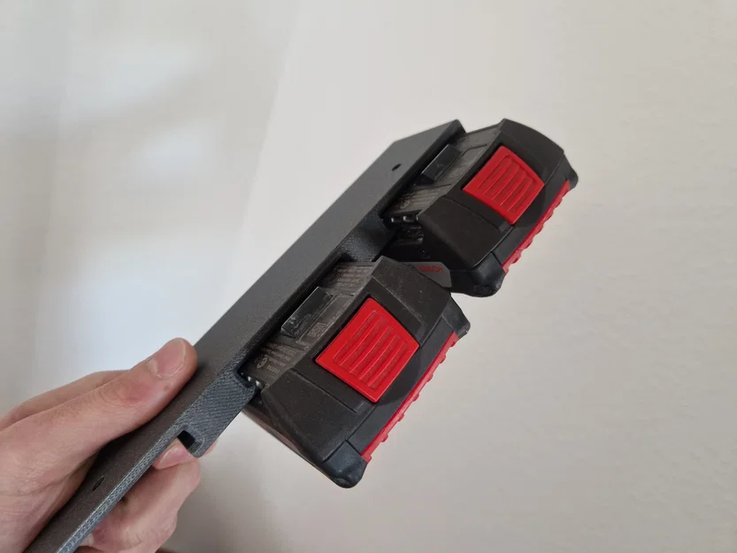 Giá treo pin Bosch 18V - Phụ kiện lưu trữ pin gọn gàng, chuyên nghiệp - Image 3