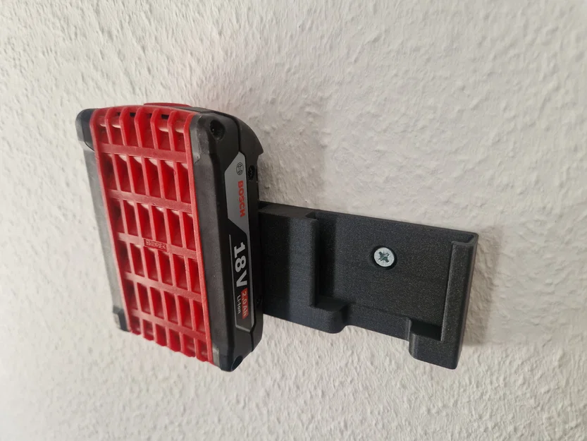 Giá treo pin Bosch 18V - Phụ kiện lưu trữ pin gọn gàng, chuyên nghiệp - Image 5