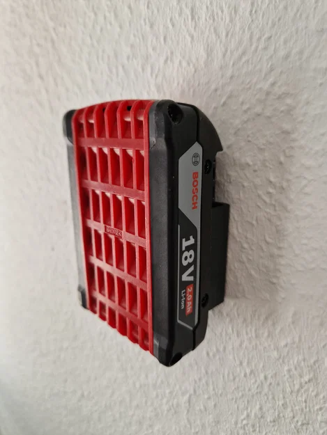 Giá treo pin Bosch 18V - Phụ kiện lưu trữ pin gọn gàng, chuyên nghiệp - Image 7