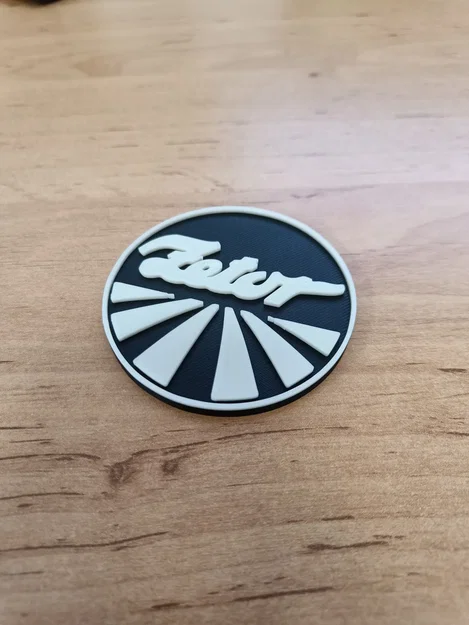 Mô hình logo Zetor in 3D trang trí máy cày cực chất - Image 1