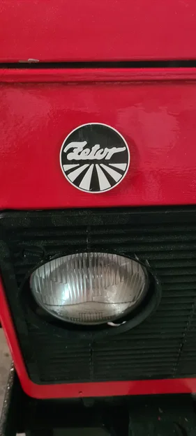 Mô hình logo Zetor in 3D trang trí máy cày cực chất - Image 2