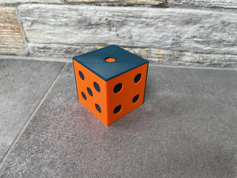 Xúc xắc lồng ghép (Interlocking Dice) - Single Extruder, Dual Color - Image 2