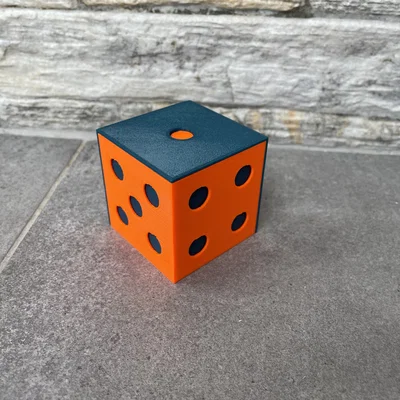 Xúc xắc lồng ghép (Interlocking Dice) - Single Extruder, Dual Color
