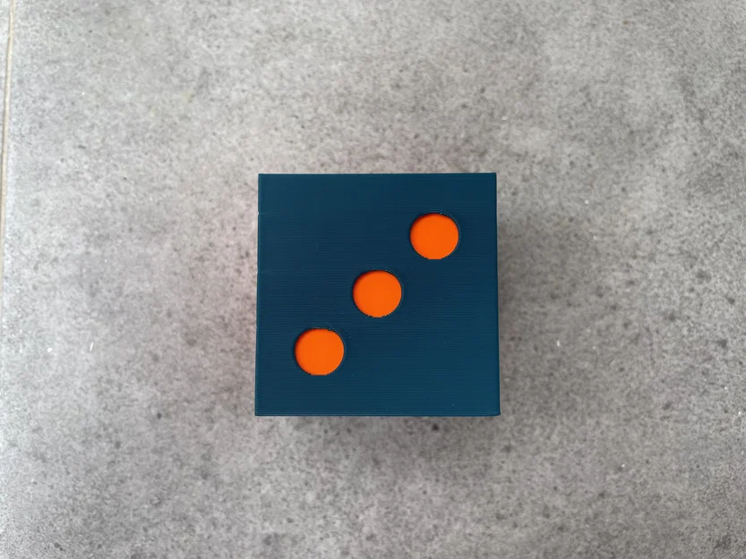 Xúc xắc lồng ghép (Interlocking Dice) - Single Extruder, Dual Color - Image 4