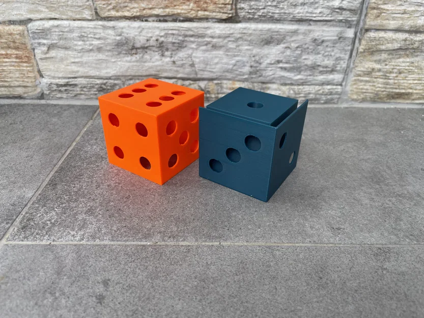 Xúc xắc lồng ghép (Interlocking Dice) - Single Extruder, Dual Color - Image 5