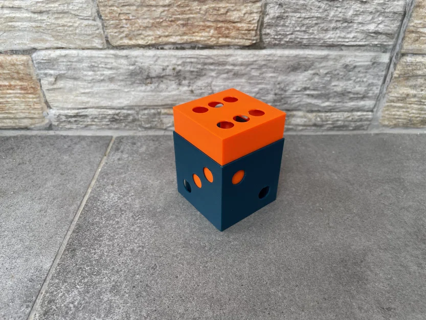 Xúc xắc lồng ghép (Interlocking Dice) - Single Extruder, Dual Color - Image 8