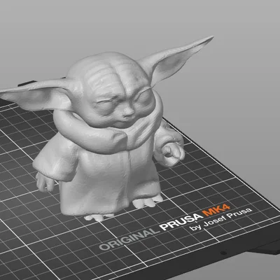 Cute Baby Yoda – File STL Grogu dễ thương để in 3D