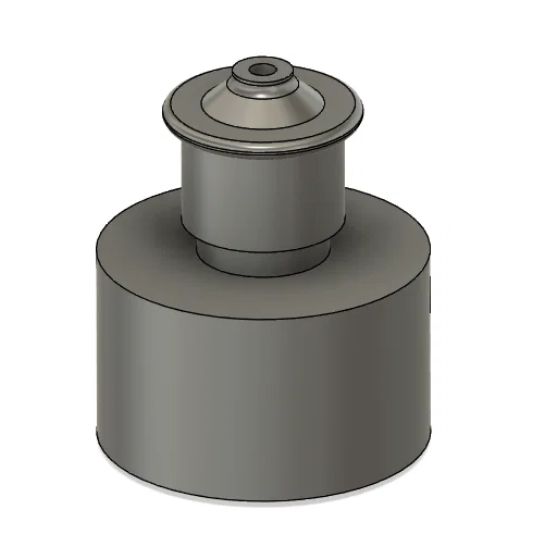 Nắp bình nước cơ chế đẩy - kéo (Pull Push Bottle Cap) in 3D - Image 1