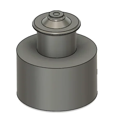 Nắp bình nước cơ chế đẩy - kéo (Pull Push Bottle Cap) in 3D