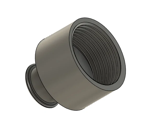 Nắp bình nước cơ chế đẩy - kéo (Pull Push Bottle Cap) in 3D - Image 3