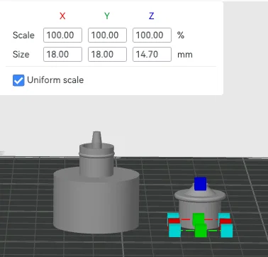 Nắp bình nước cơ chế đẩy - kéo (Pull Push Bottle Cap) in 3D - Image 5