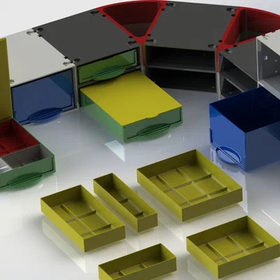 Hệ mô-đun khối ngăn kéo SMBT / Modular System of Drawer Blocks