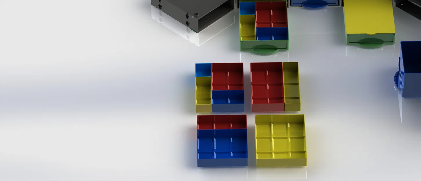Hệ mô-đun khối ngăn kéo SMBT / Modular System of Drawer Blocks - Image 7