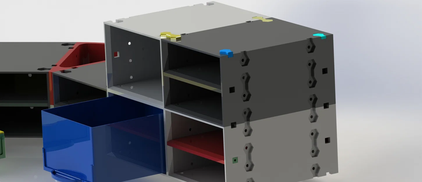 Hệ mô-đun khối ngăn kéo SMBT / Modular System of Drawer Blocks - Image 8