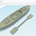 Mô hình thuyền Kayak tương thích LEGO sáng tạo cho người đam mê - Thumbnail 2