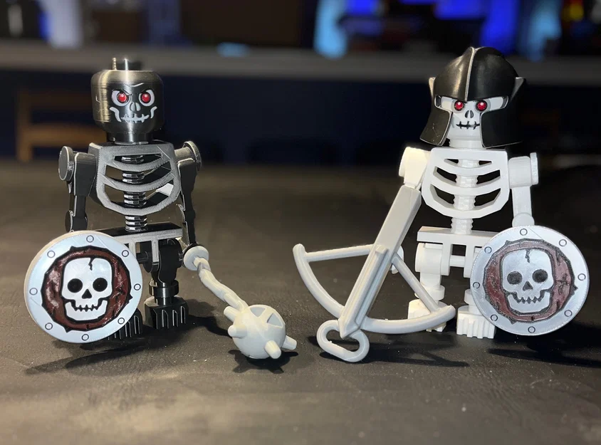 Skeleton Warrior Brick MegaFigures (Tỉ lệ 5:1) - Image 1