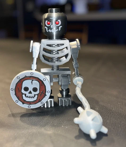 Skeleton Warrior Brick MegaFigures (Tỉ lệ 5:1) - Image 3