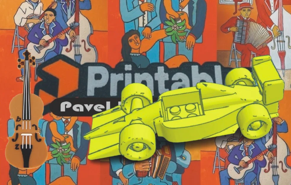 Mô hình xe đua Formula 1 phong cách LEGO in 3D độc đáo - Image 1