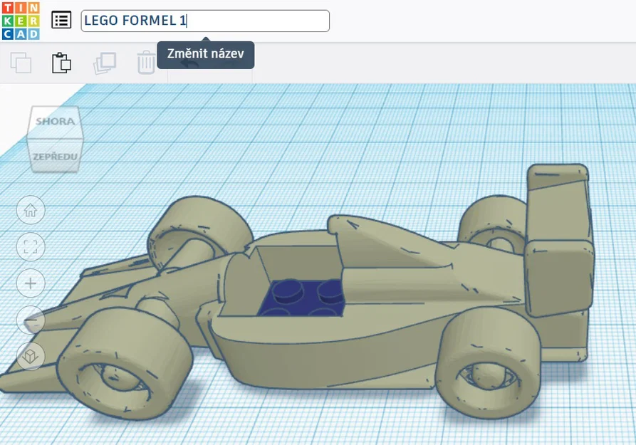 Mô hình xe đua Formula 1 phong cách LEGO in 3D độc đáo - Image 2
