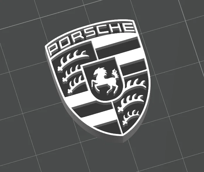 Phụ kiện trang trí dép Crocs logo Porsche siêu nét - Image 1