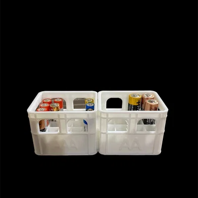 Khay Đựng Pin AAA và AA Thiết Kế Thùng Bia Mini Độc Đáo