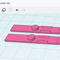 Ván trượt LEGO (LEGO SKI) - Phụ kiện tự in 3D cho nhân vật minifigure - Thumbnail 2