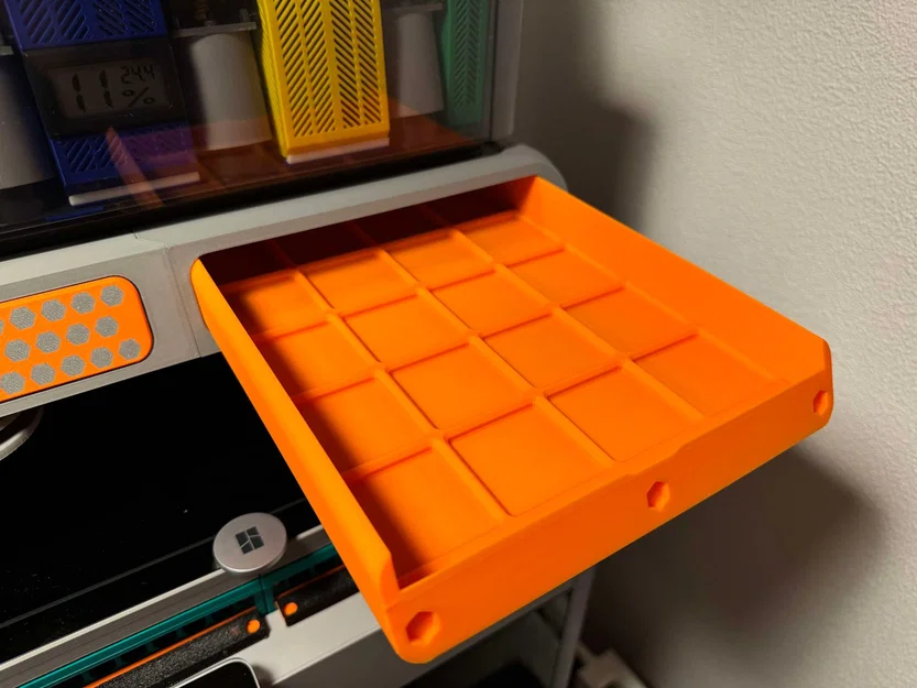 AMS Riser V2 Drawer Base + Gridfinity (Remix) - Image 1