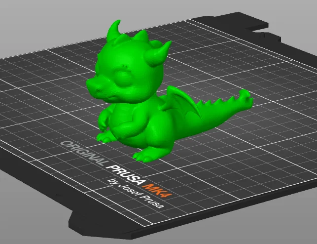 Mô hình 3D rồng con dễ thương (Cute Baby Dragon) để bàn - Image 3