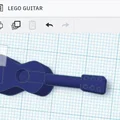 Mô hình đàn Guitar cho LEGO Minifigure - In 3D siêu chất - Thumbnail 2